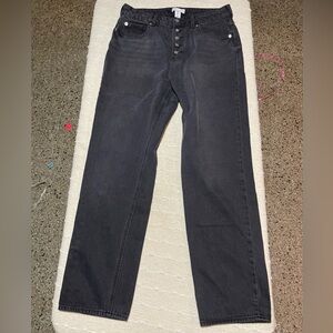 H&M Slim Fit Mom High Ankle Jeans Size 12
